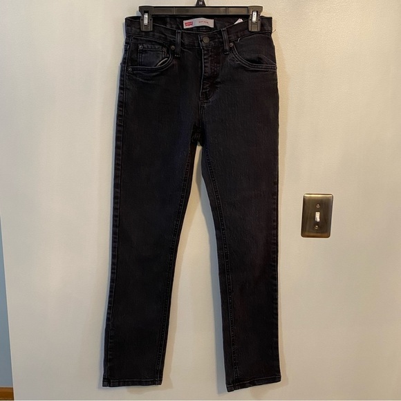 Levi 511 slim straight black jeans size 16 reg. - Picture 1 of 7